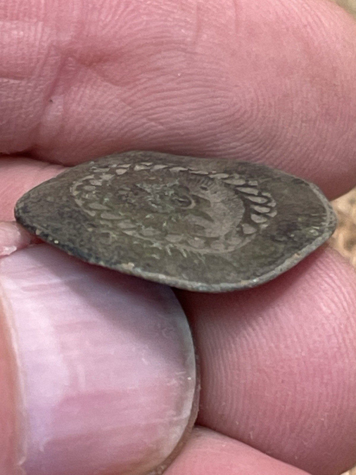 Three Dug Civil War Period Flower Type Buttons Recovered At Savannah Ga