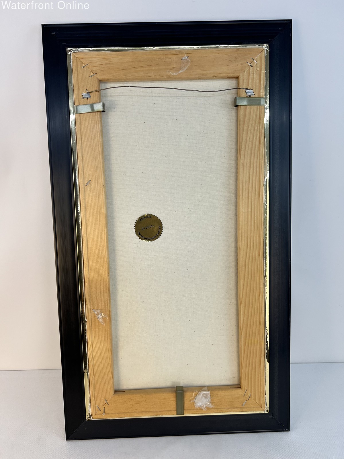 Ashton III Embellished Mixed Media Silhouette Art 28x16 Woman Faces Straight