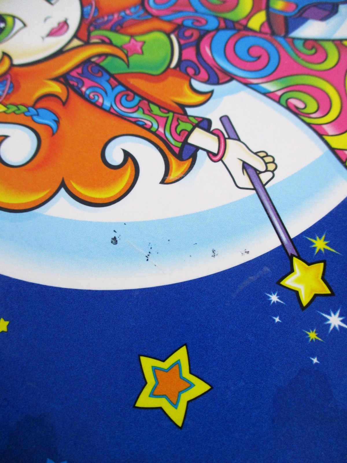 Lisa Frank Girls Keepsake Jewelry Stationery Box Organizer Hippie Moon Star Girl