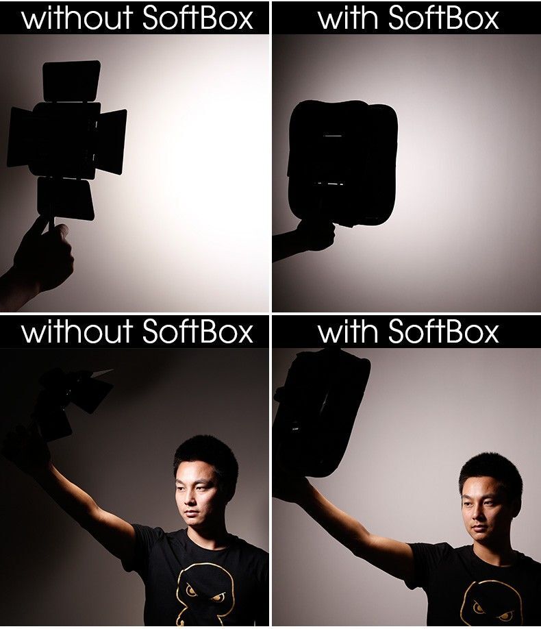 23*23Soft box Diffuser for YONGNUO Led Video Light Panel Foldable Soft Filter