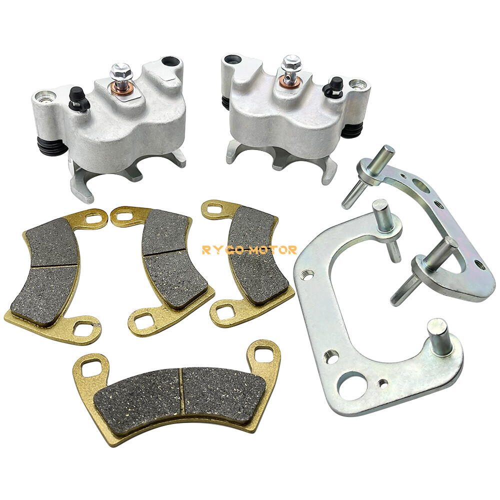 Front Brake Calipers & Pads for Polaris Ranger 500 570 700 Crew XP 2008-2022