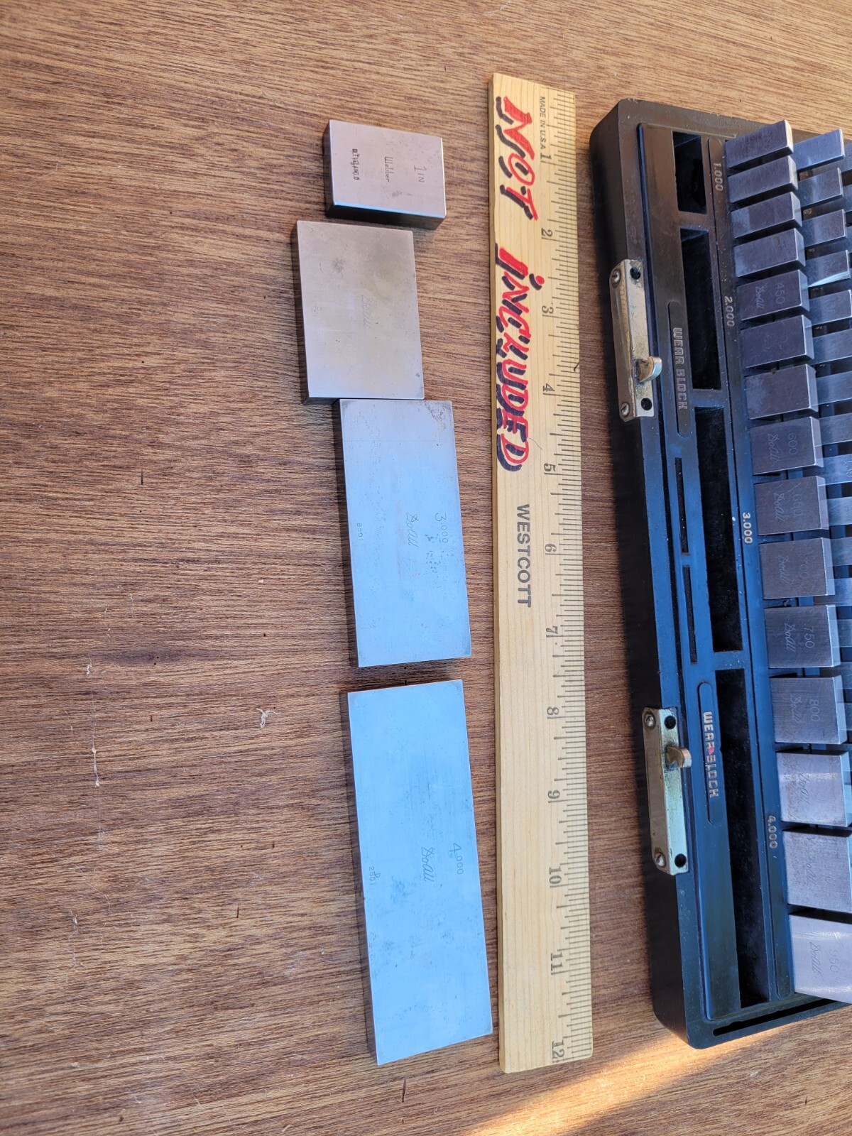 DoAll PRECESION GAGES Block Set 83 ( Wear Block) complete in Do All Box