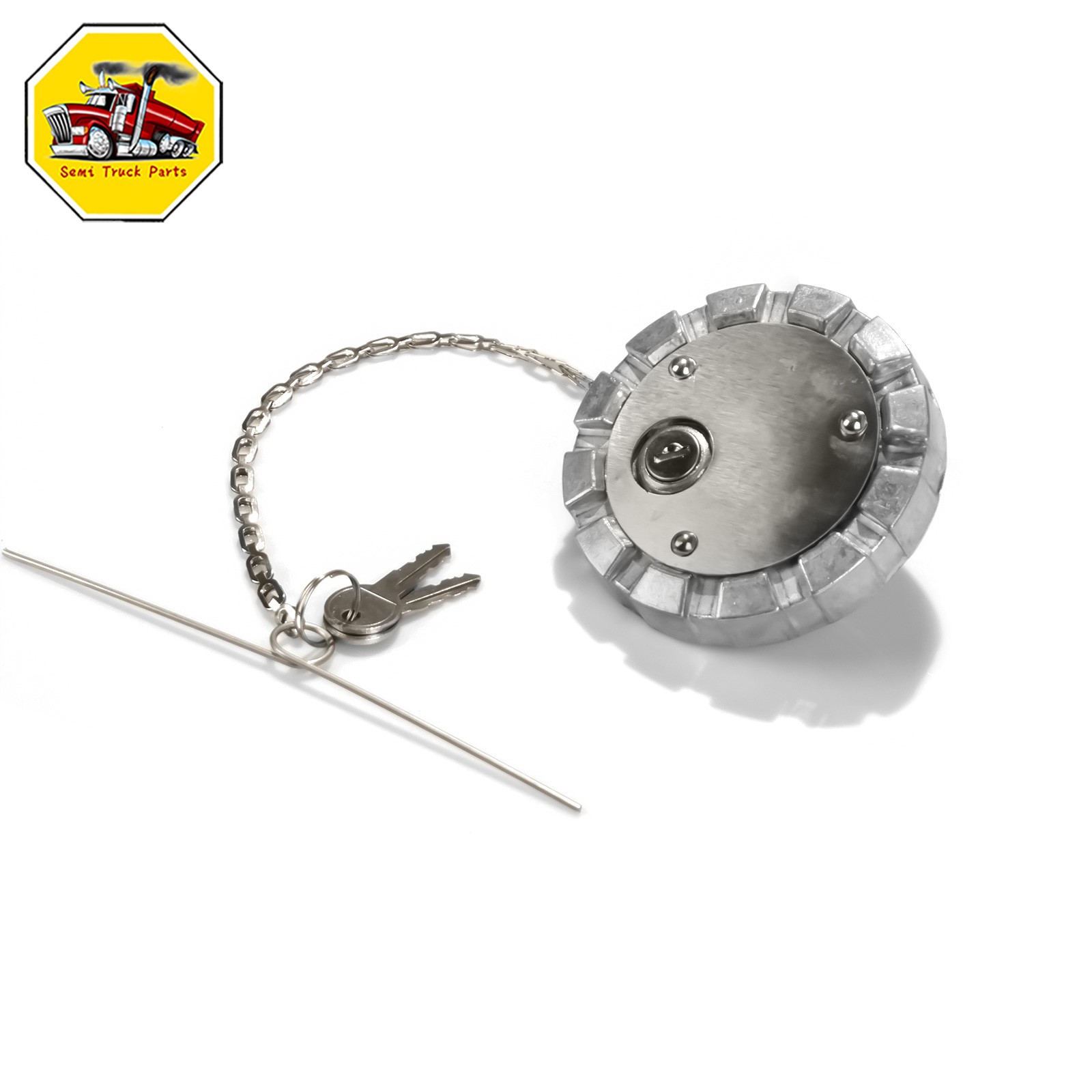 2x Locking Fuel Cap Fits Kenworth Peterbilt Freightliner Western Star SNV431089