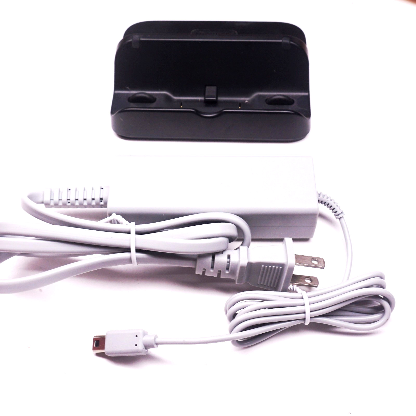 Nintendo Wii U Gamepad OEM Charging Dock Stand + New AC Adapter Cable WUP-014