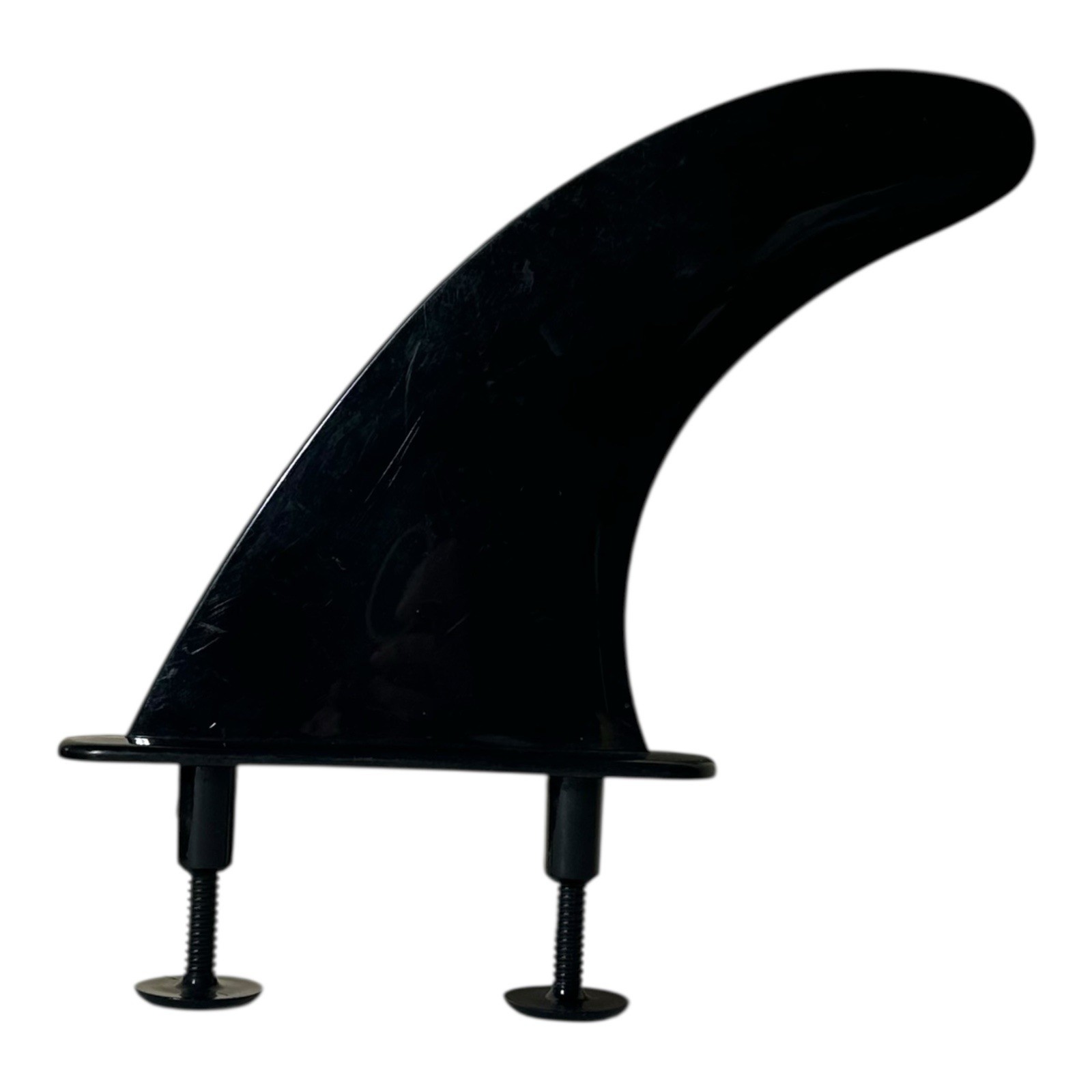 Inflatable Paddleboard Center Fin, Large 9-Inch, Screw-On Style, Black