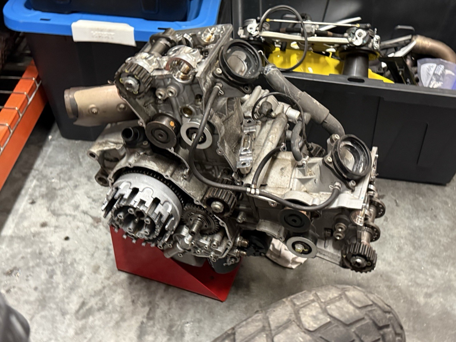 Black Label Meccanica Ducati Engine Stand 100% Made in USA Fits Most Models 86+