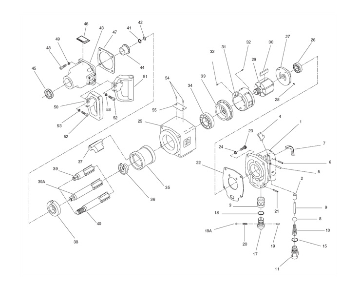 INGERSOLL RAND 285A & CP 7778 BUSHING SEAL, 2 THROTTLE VALVES +TV SPRING+PLUNGER