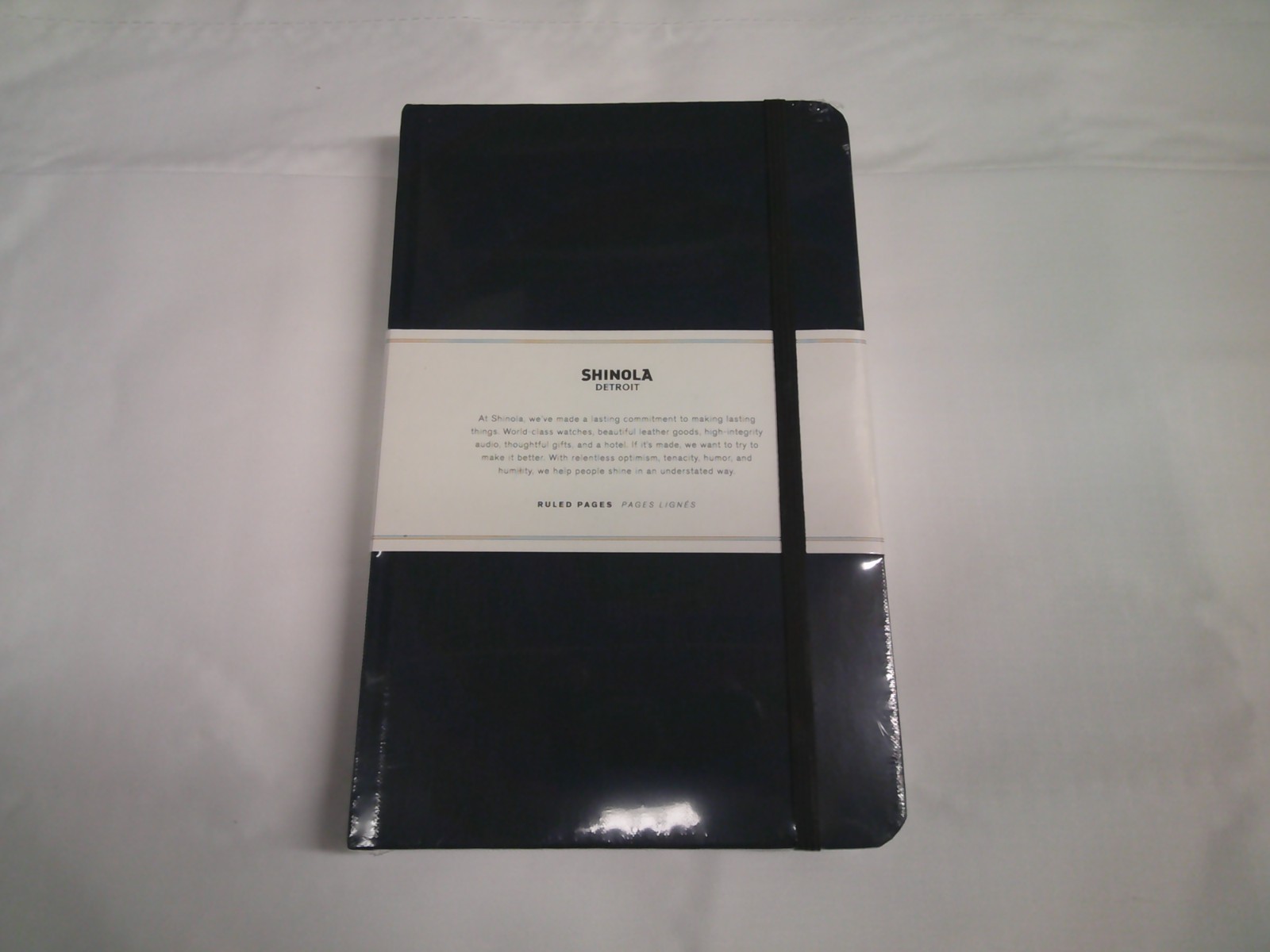 NEW Shinola Detroit Hard Lined Ruled Pages 5.25" x 8.25" 192 Pages 60lb Journal