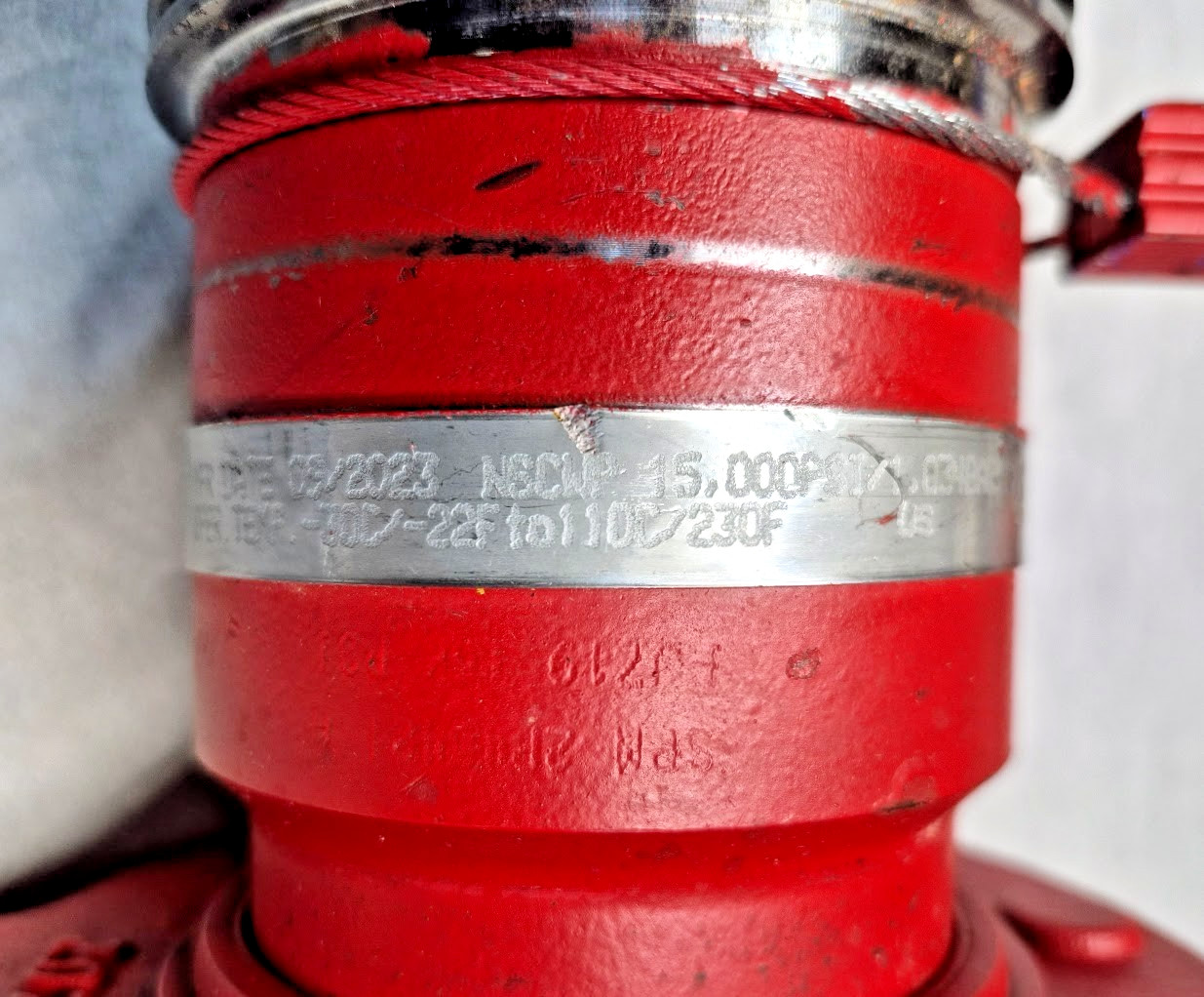 2" Figure 1502 SPM Female Union Configured for a 2" Bull Plug 15,000 psi