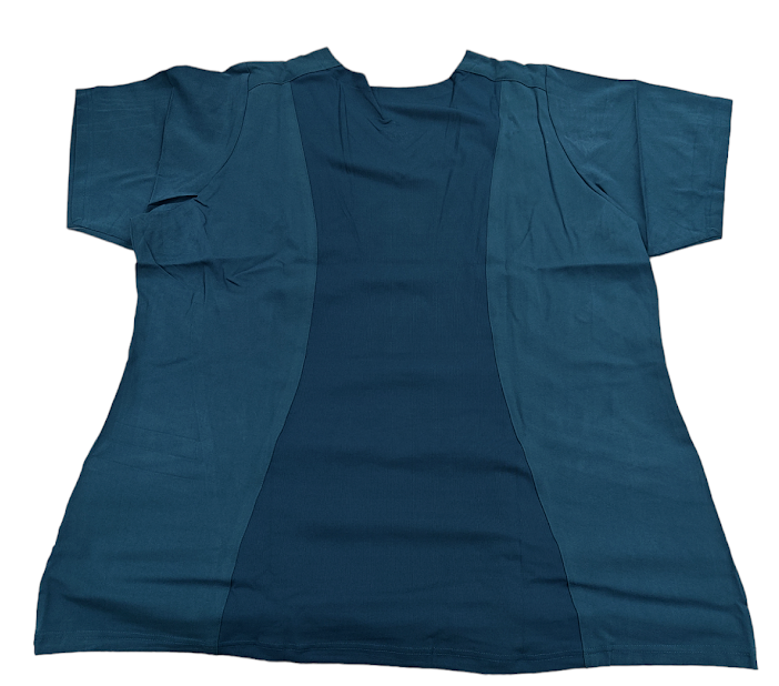 WonderWink Aero Women's Flex Back V-Neck Scrub Top V6129- Caribbean Blue