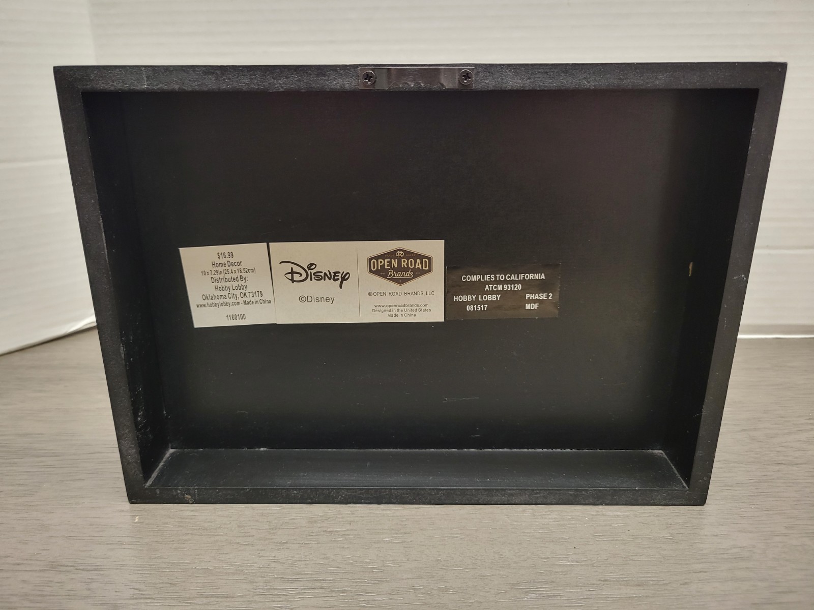 Walt Disney Quote All Our Dreams Can Come True…Mickey Framed Wood Wall Décor