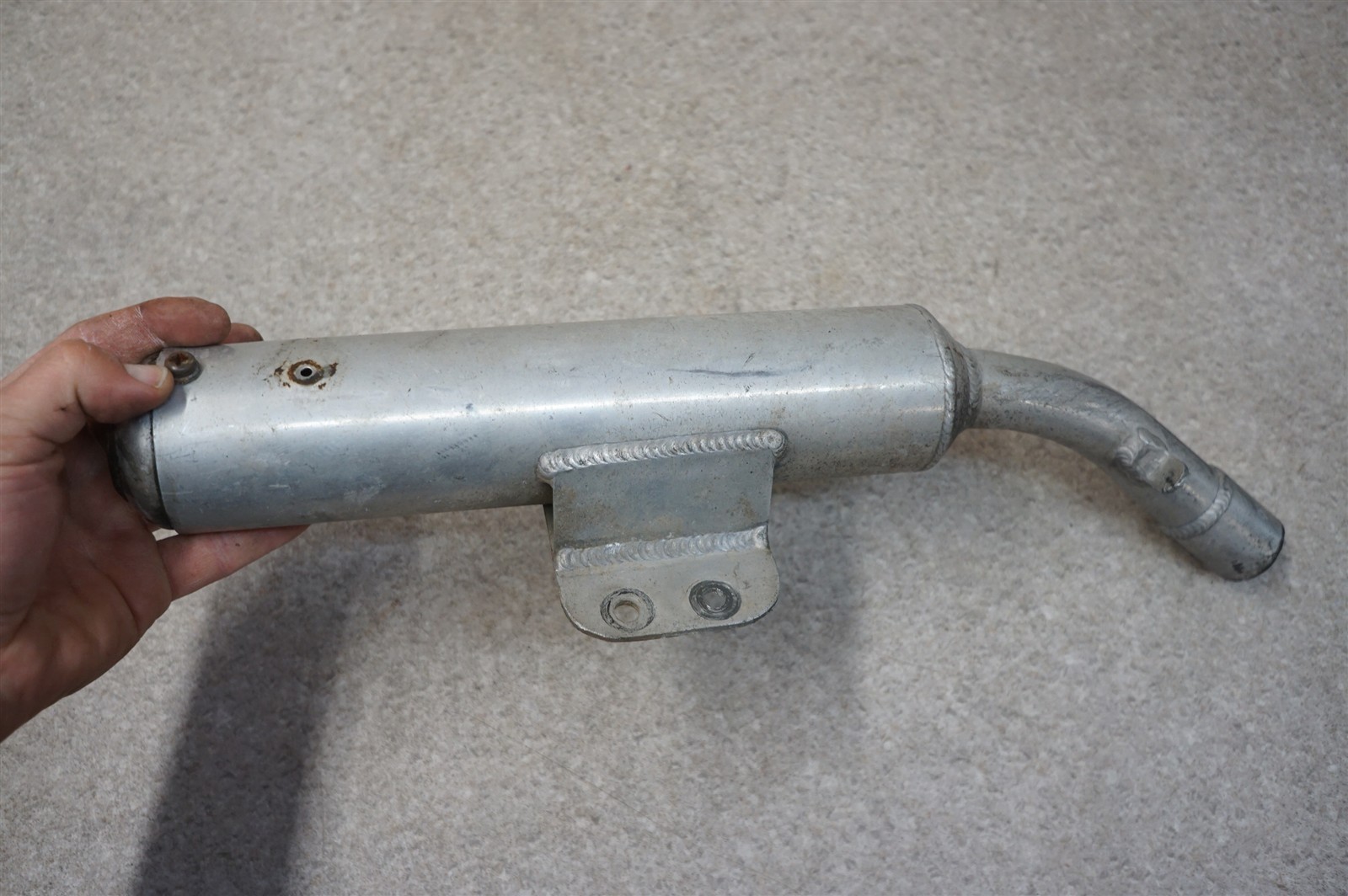 1984 84 Honda ATC250R ATC 250R Full Exhaust System Pipe Muffler Silencer