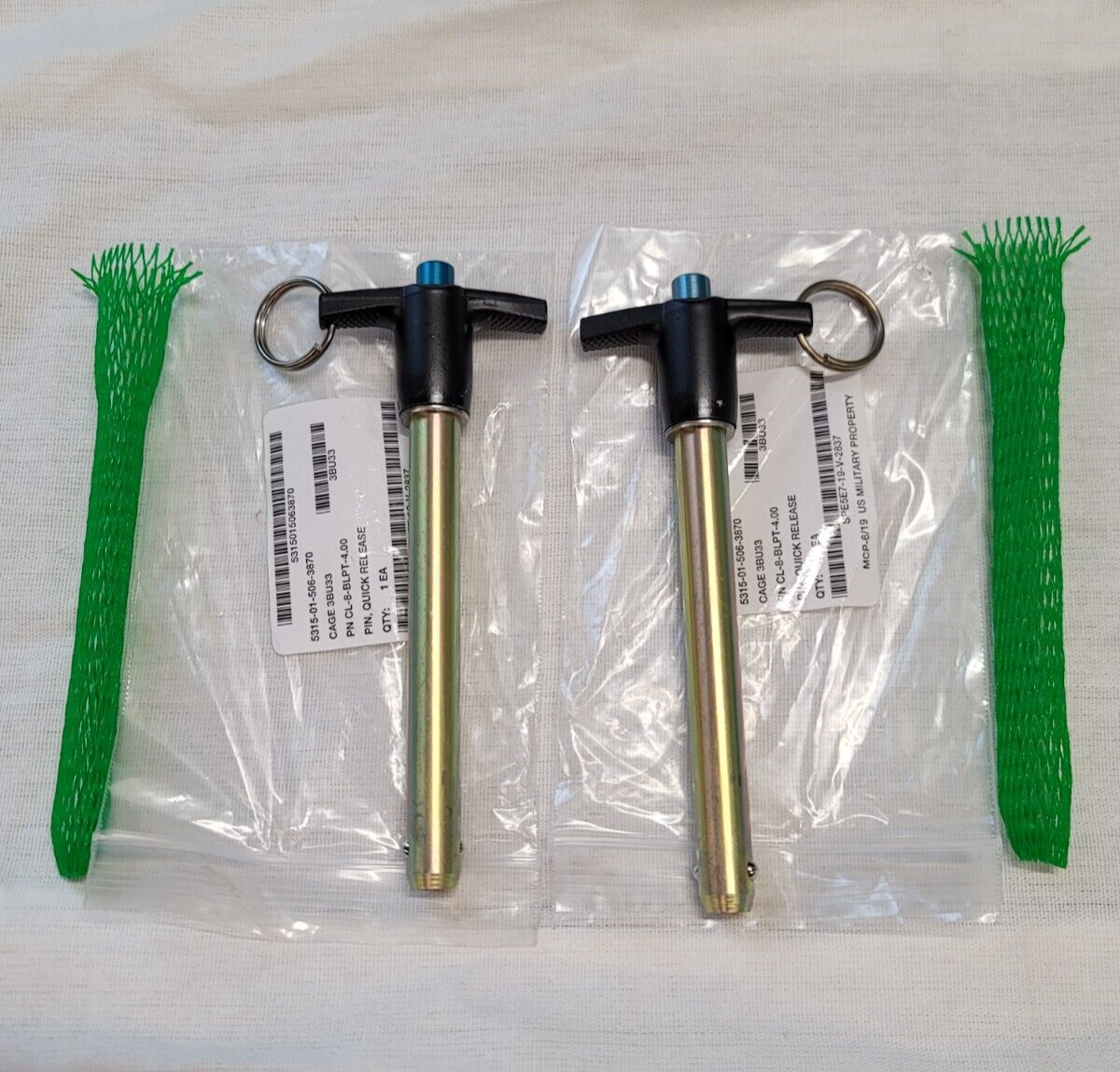 Carr Lane Ball Lock Clevis Pin T-Handle Quick Release Push 1/2 4 CL-8-BLPT-4 (2)