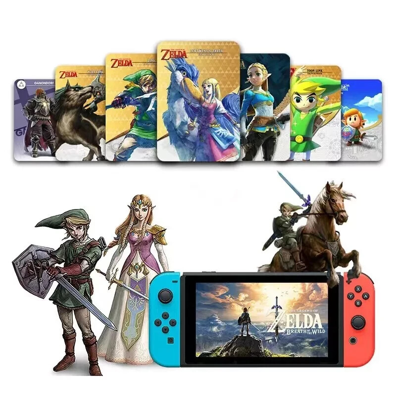 48pcs/set BOTW TOTK Zelda Tears of the Kingdom Mini NFC Cards for Switch 2 Wii U