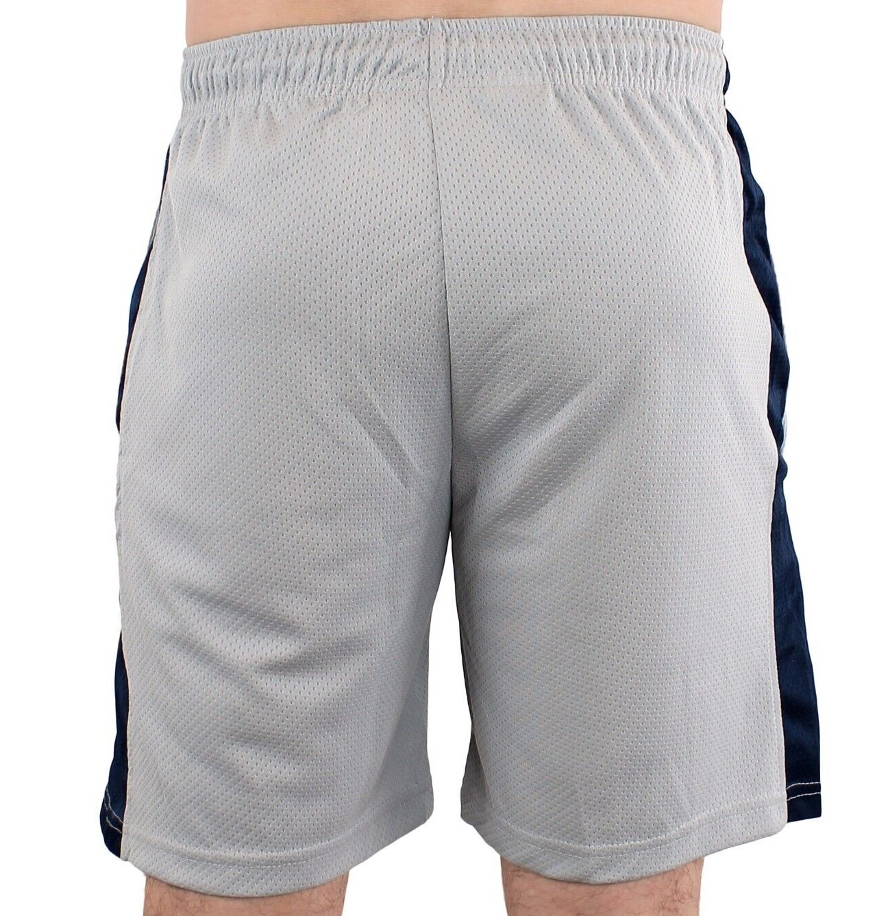 Champion Men's Basketball Workout Gym Shorts, 7.5" Inseam, Active Mesh Striped