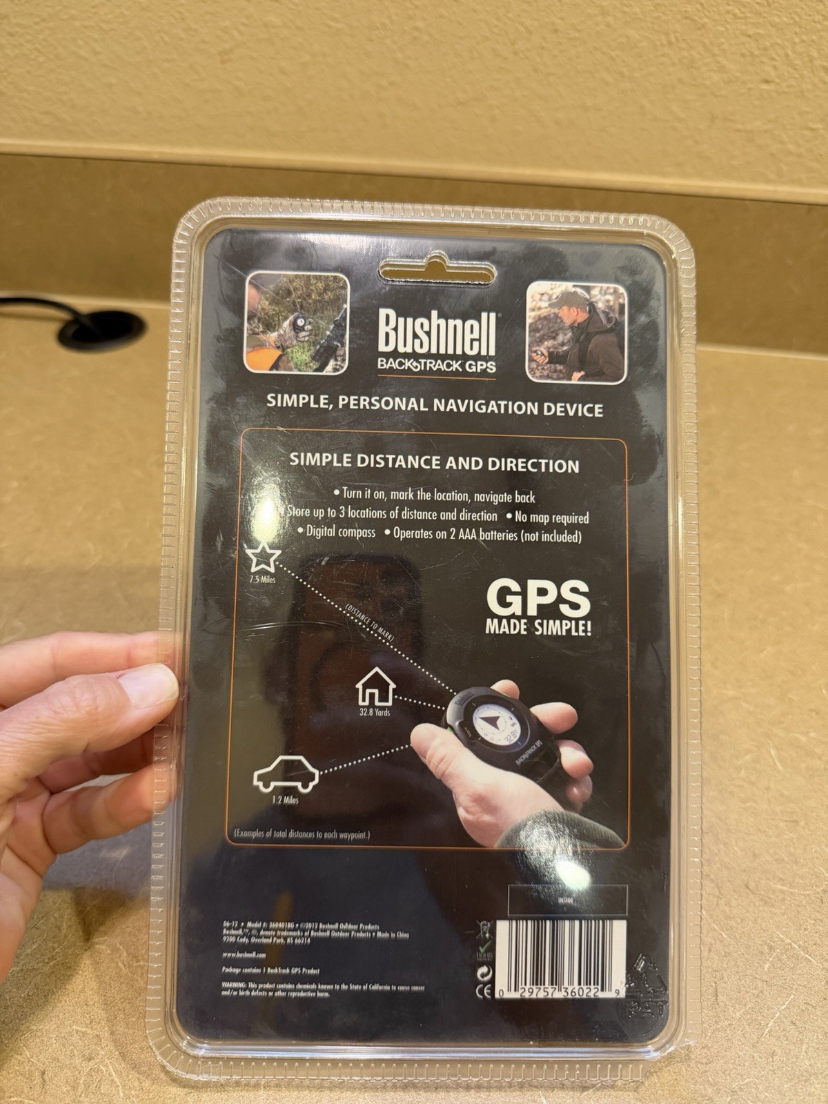 Bushnell BackTrack Simple Personal Navigation Device Bear Grylls Edition NEW HTF