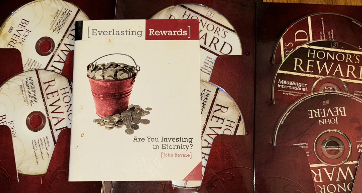 HONOR'S REWARD Book & Work Book & 6 CD Set + 4 DVDs All By JOHN BEVERE