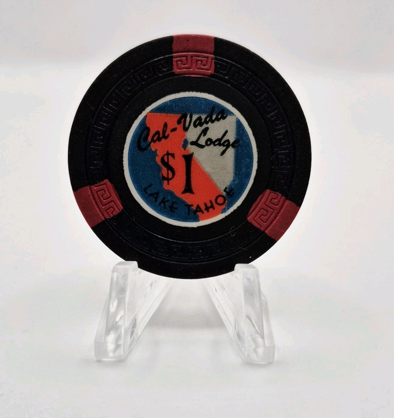 Cal-Vada Lodge Lake Tahoe Nevada 1954 $1 Casino Chip N4995