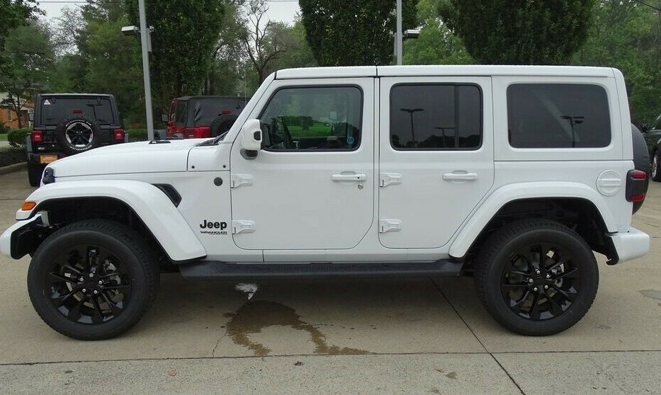 NEW 2018-2025 Jeep Wrangler JLU, Gladiator BRIGHT WHITE (PW7) Door Handles, OEM