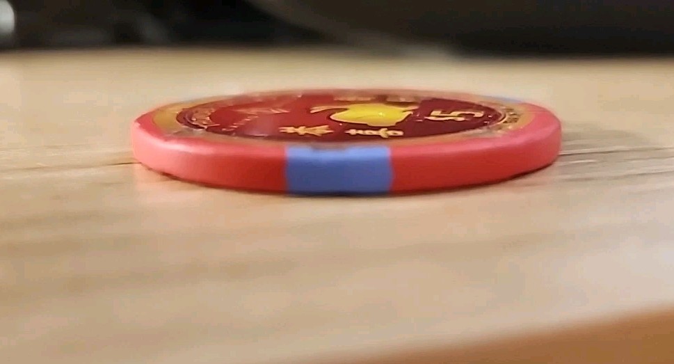 $5.00 CASINO CHIP "THUNDER VALLEY 2011 YEAR OF THE RABBIT" LINCOLN, CALIFORNIA