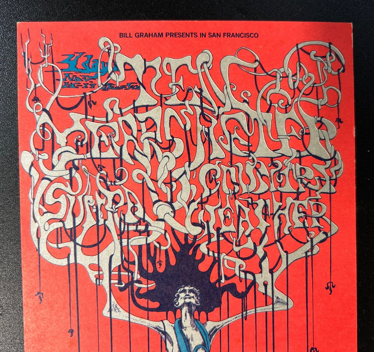 1968-FILLMORE-BG-145-POSTCARD-TEN YEARS AFTER/SUN RA/COUNTRY WEATHER-LEE CONKLIN