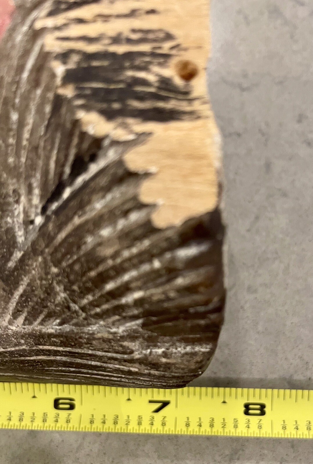 Antique MEXICAN Michoacan FOLK ART Vintage Man FACE WOOD DANCE Festival mask