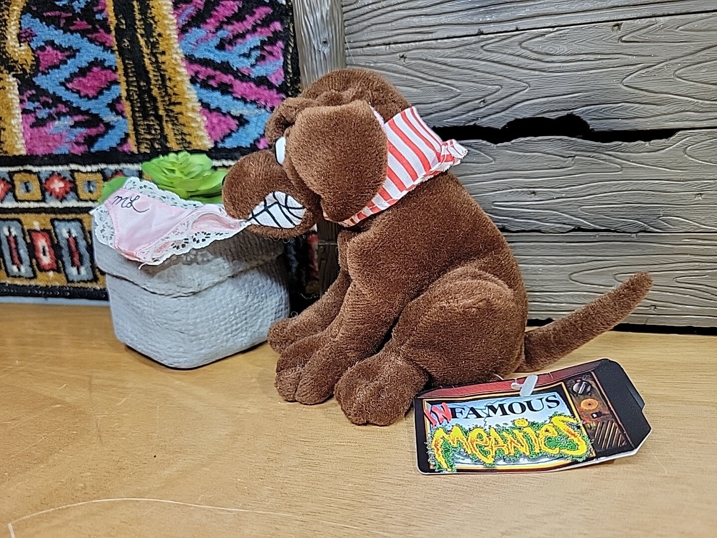 Meanie Beanie Babies Vintage Infamous Series BUDDY Bill Clinton's Dog Lewinsky