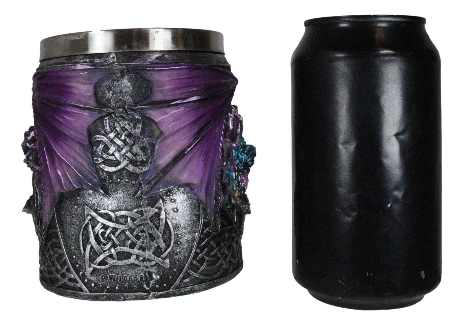 Ebros Conception Blue Fire Purple Dragon Beer Stein Tankard Coffee Cup Mug 12oz