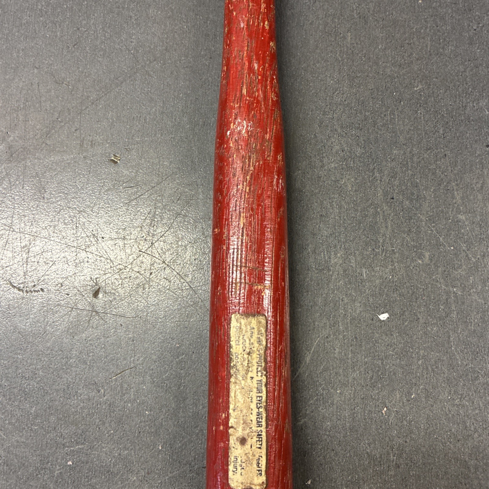 Vintage Stanley No 594 Plastic Double Soft Faced Hammer Mallet 10.5" Wood Handle