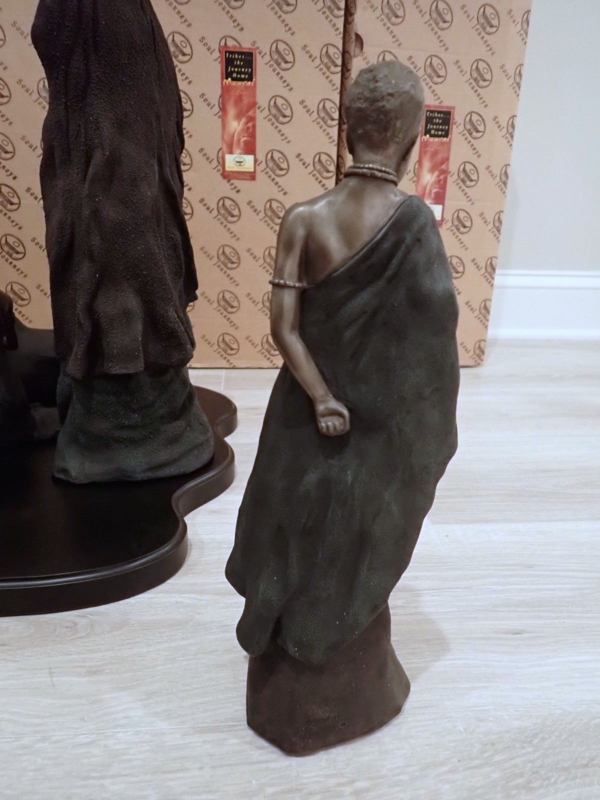 MIB AFRICAN AMERICAN SCULPTURE Soul Journeys - Maasai Sculpture; The Gift # 877