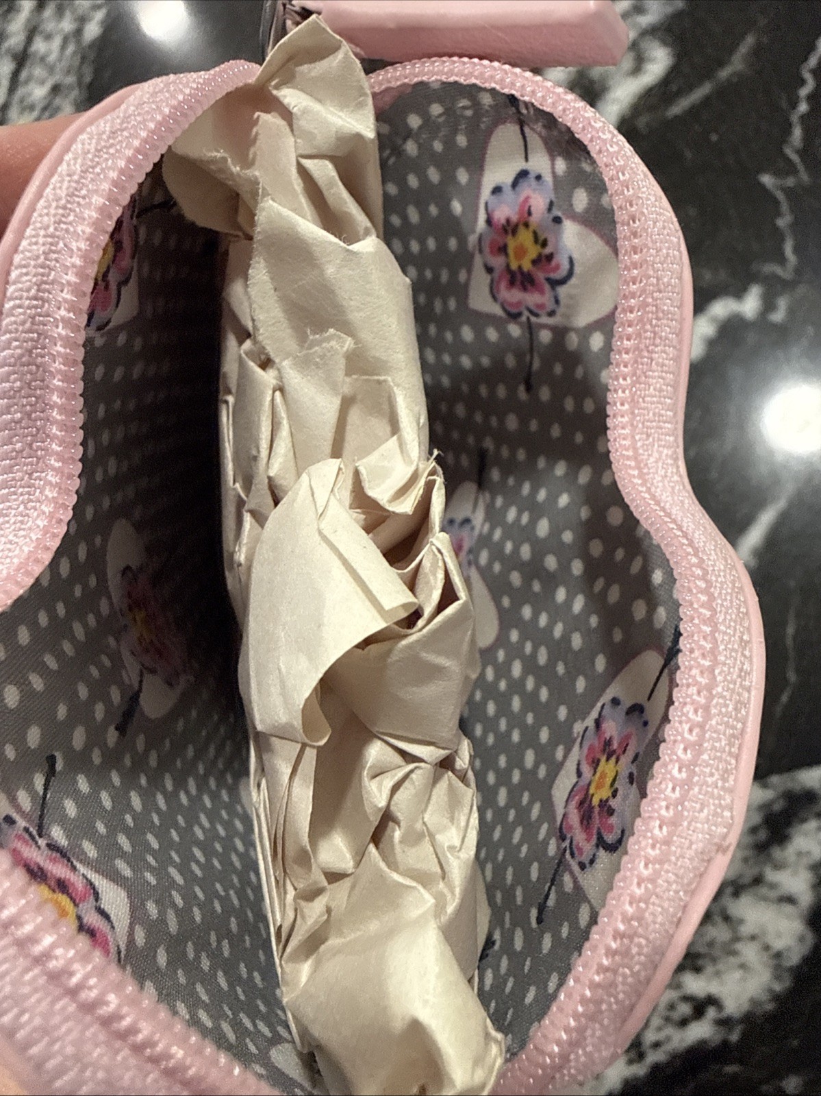 Vera Bradley Women's Cotton Heart Bag Charm NWT