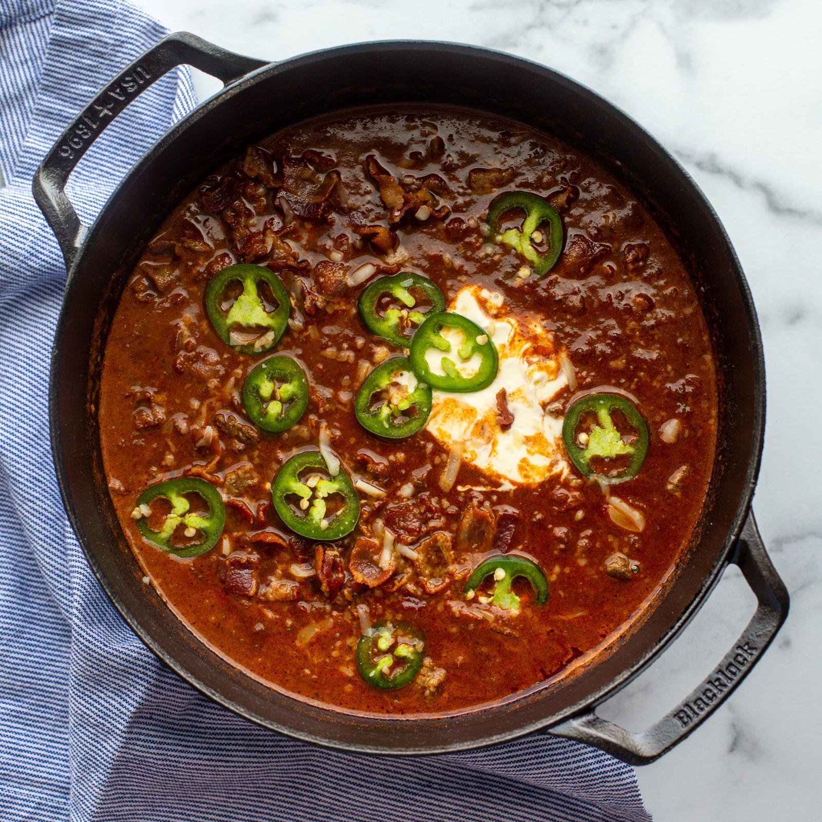 Lodge Blacklock Triple Seasoned Cast Iron Dutch Oven, 5 1/2-Qt.