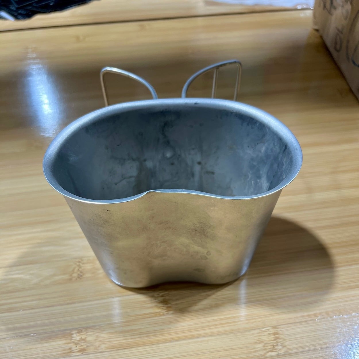 US Military Canteen Cup With Canteen With ACU MOLLE Pouch