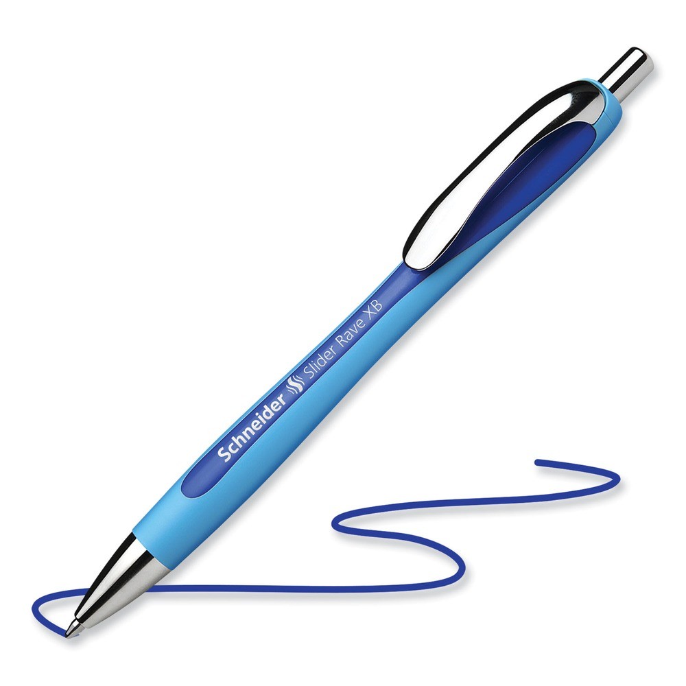Schneider 132503 Extra-Bold 1.4 mm Retractable Ballpoint Pen - Blue New