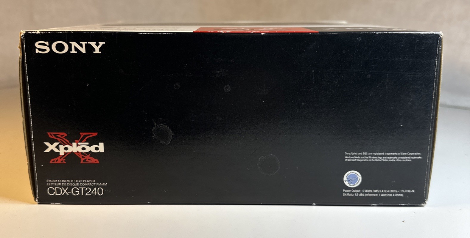 Sony Xplod CDX-GT240 Car Truck FM/AM Compact Disc Player MP3 Front AUX New