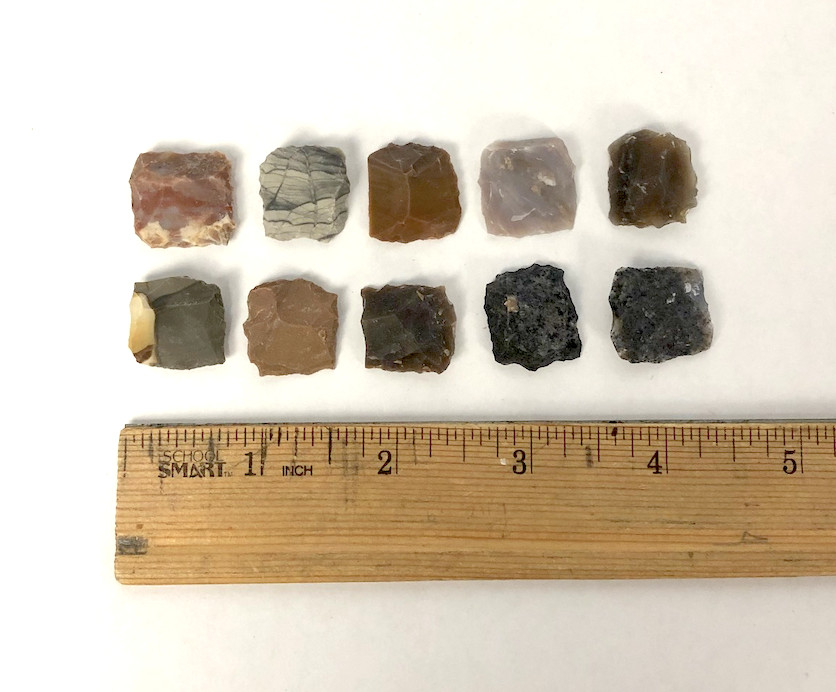 5/8 Inch Flints - 18th Century Style - 10 pieces