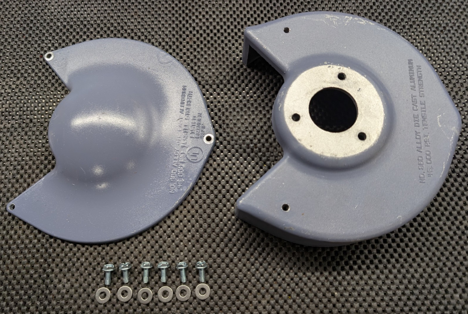 Bench Grinder Wheel Guard & Cover Set Non-Exhaust | Baldor G7FH3800SP/01SP | USA