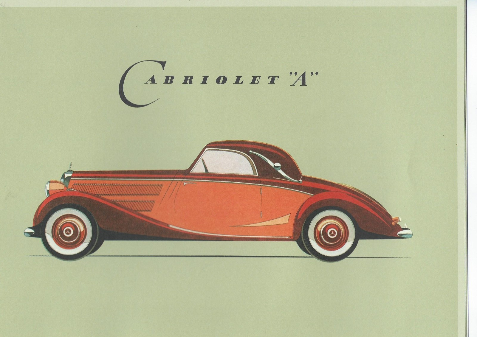 1988 Mercedes-Benz Type 170-V car brochure reprint