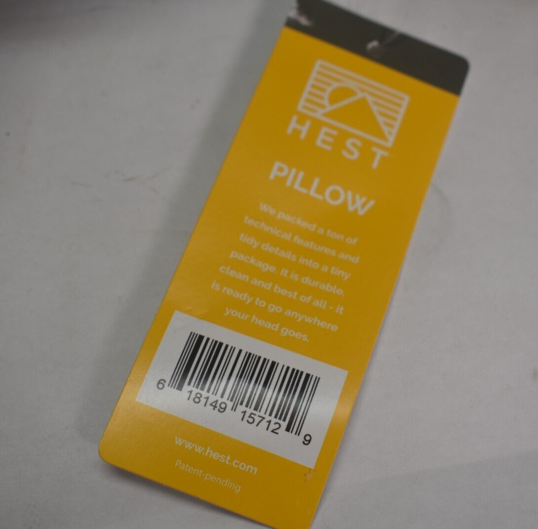 Hest Collapsible Camping & Hiking Pillow Packable Memory Foam Carry Bag