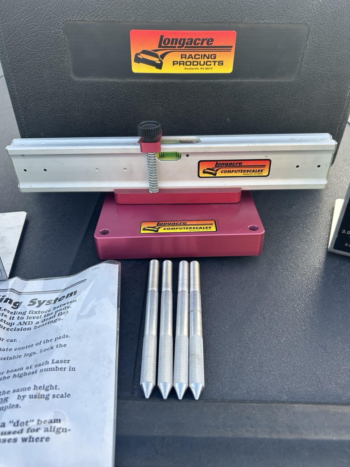 Longacre Racing - Laser Leveling System For Setting Up Scale Pads