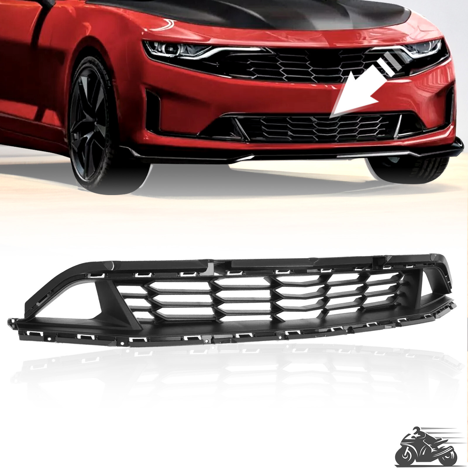 Fit 2019 2020 2021 2022 2023 2024 Chevrolet Camaro  Front Lower Grille 84112290