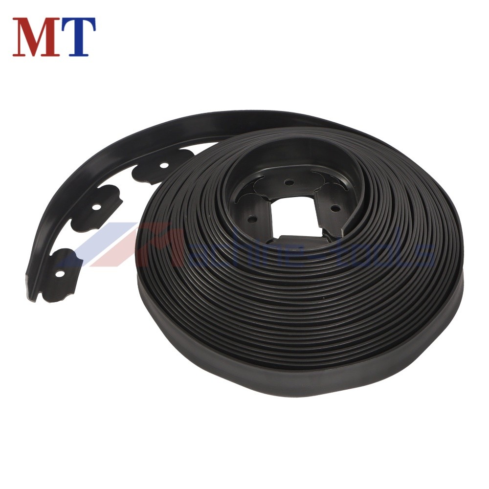 60FT Easy Flex L-Shaped No-Dig Landscape Edging 1.5" With 24 Anchoring Spikes