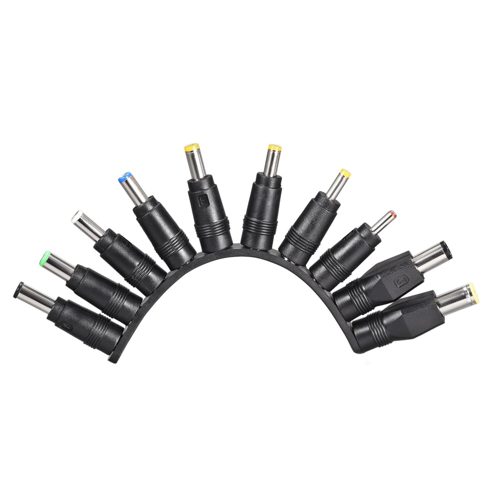 10pcs DC Power Adapter Kit 5.5 x 2.1mm Jack Converter Barrel Connector Set