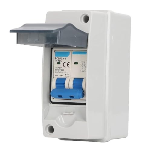DC Miniature Circuit Breaker 63A 1000V | PV Solar Disconnect Switch with IP65