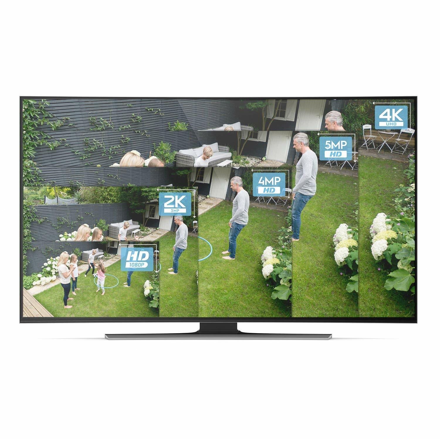 Amcrest NV5232E 32CH Channel 4K Network Video Recorder NVR 16-Ports POE Renewed