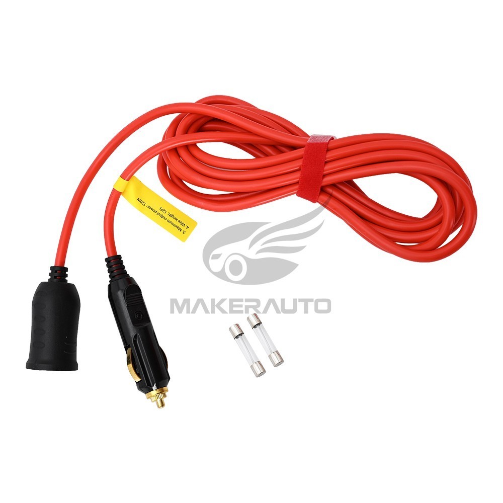 12ft 12V Car Cigarette Lighter Socket Extension Cable Cord Adapter NEW