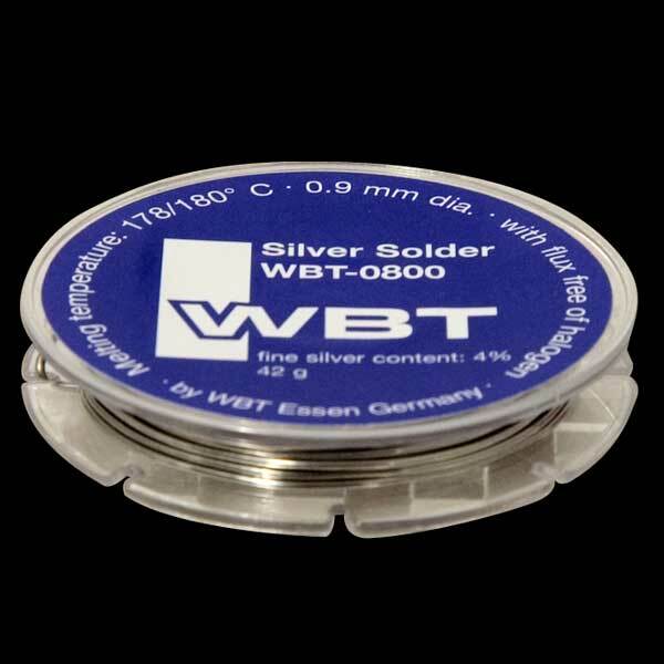 WBT Silver Solder 4% 42gm 10m / 32.8ft roll WBT-0800