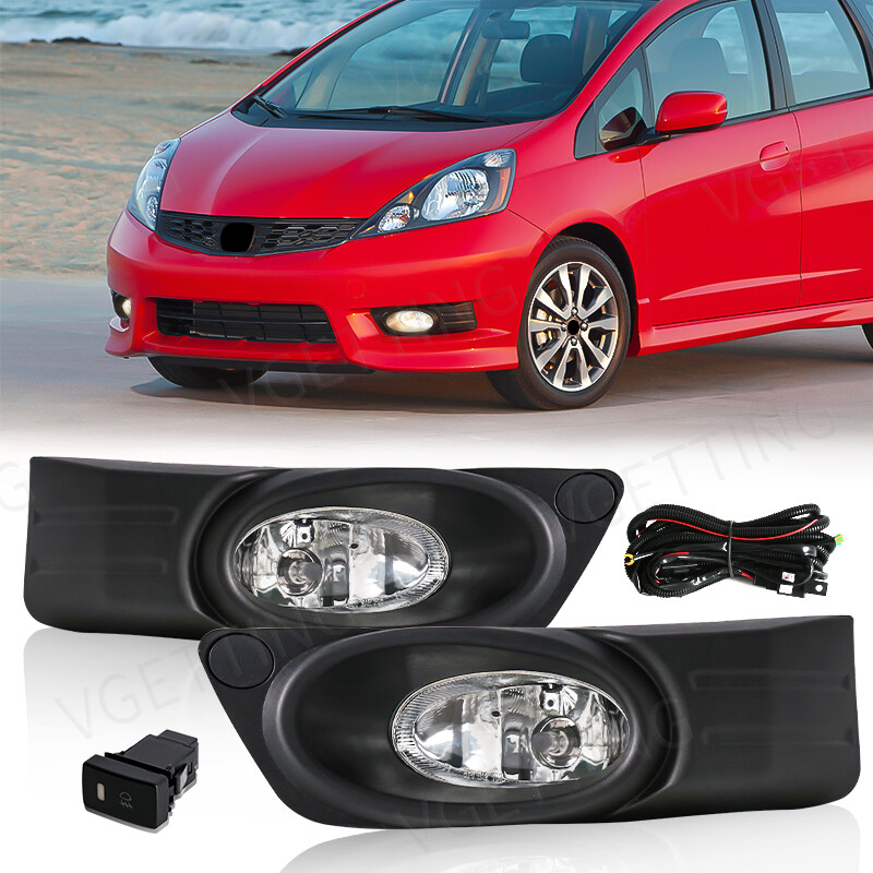 For Honda Fit (Jazz Shuttle) 2011-2016 Fog Light Front Bumper Lamp w/ Bulb Cable