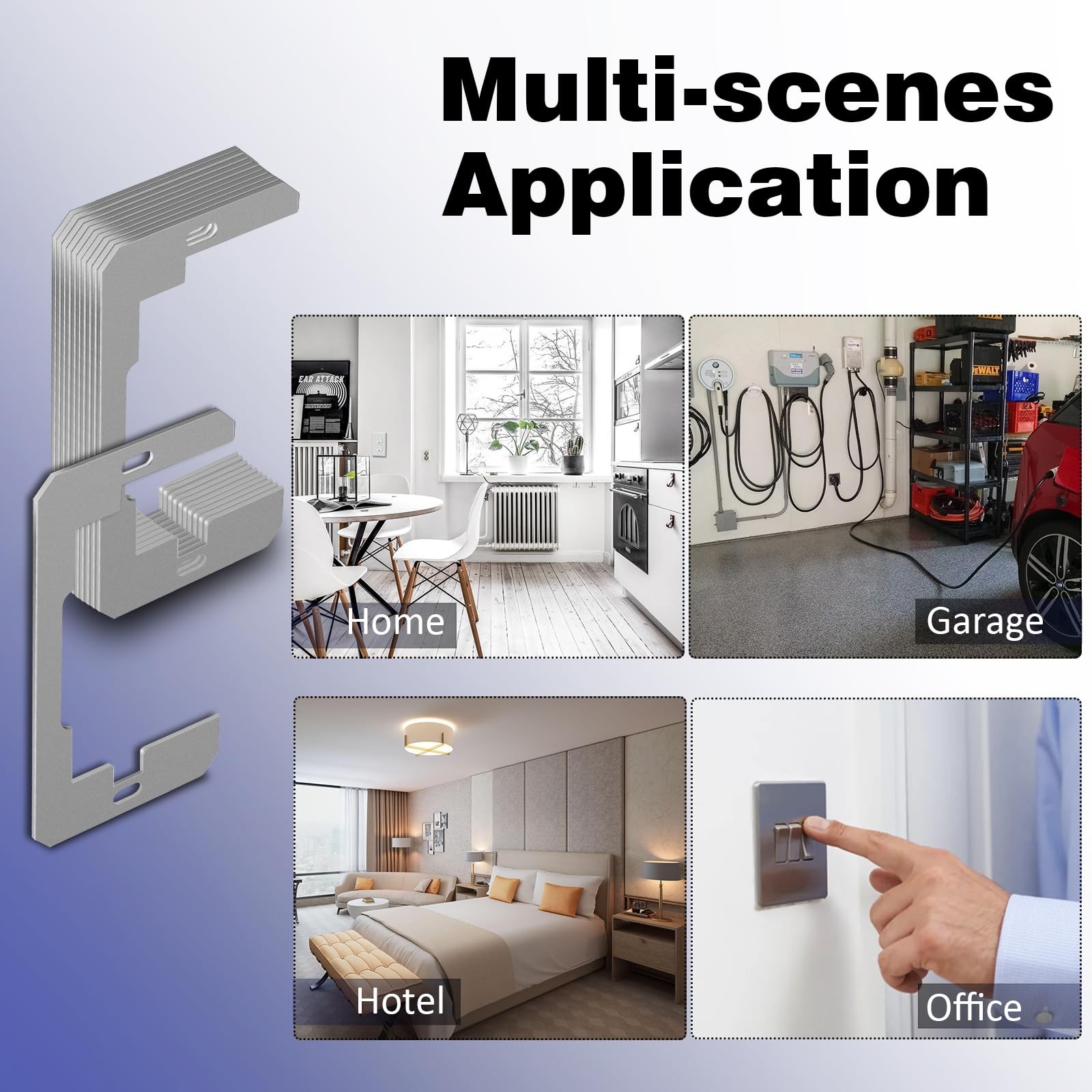 Outlet Spacers Flush Fit Device Leveling Plates for Wall Box Repair 24 Pcs