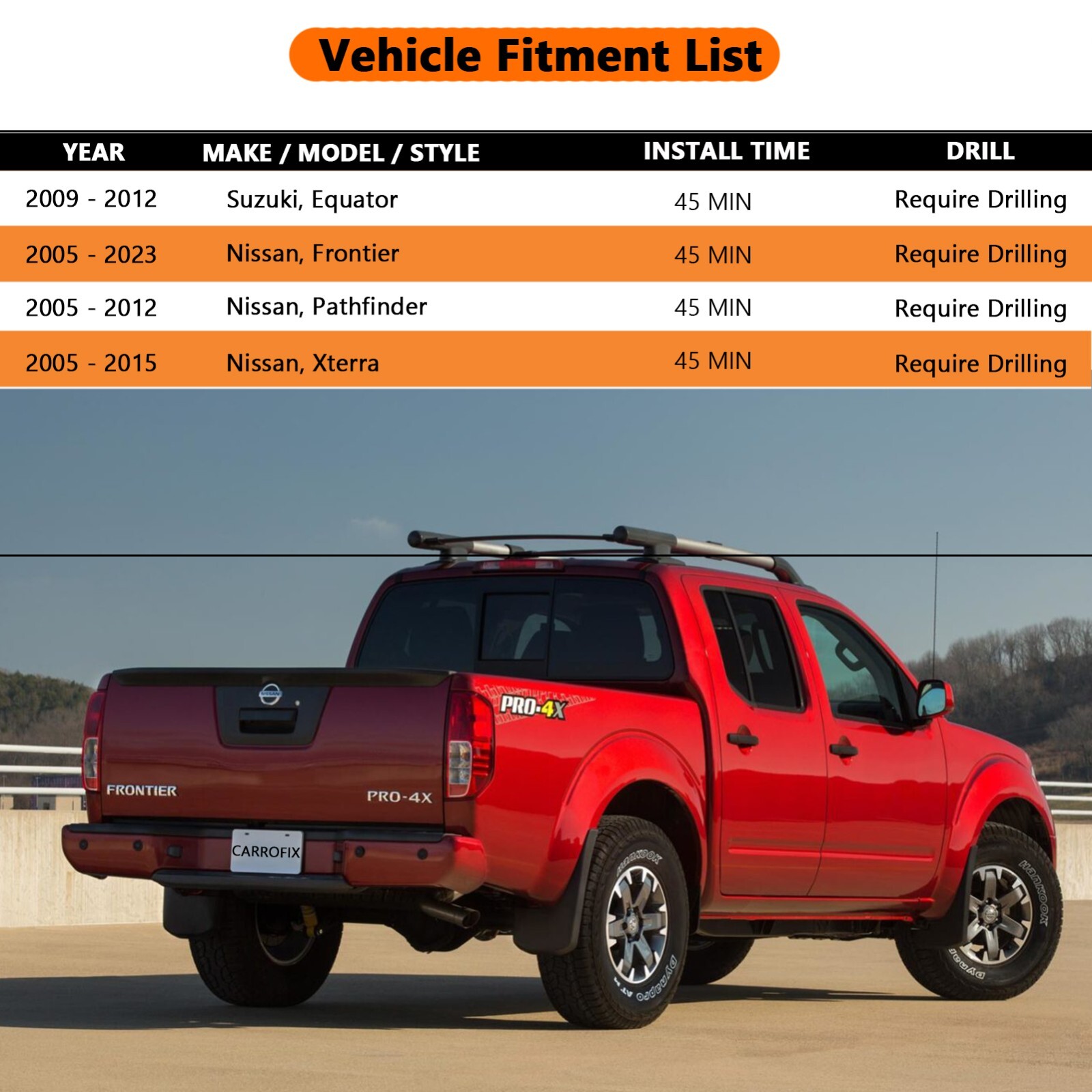 T-Connector 4 Way Flat Trailer Wiring Harness Fits for 2005-2023 Nissan Frontier